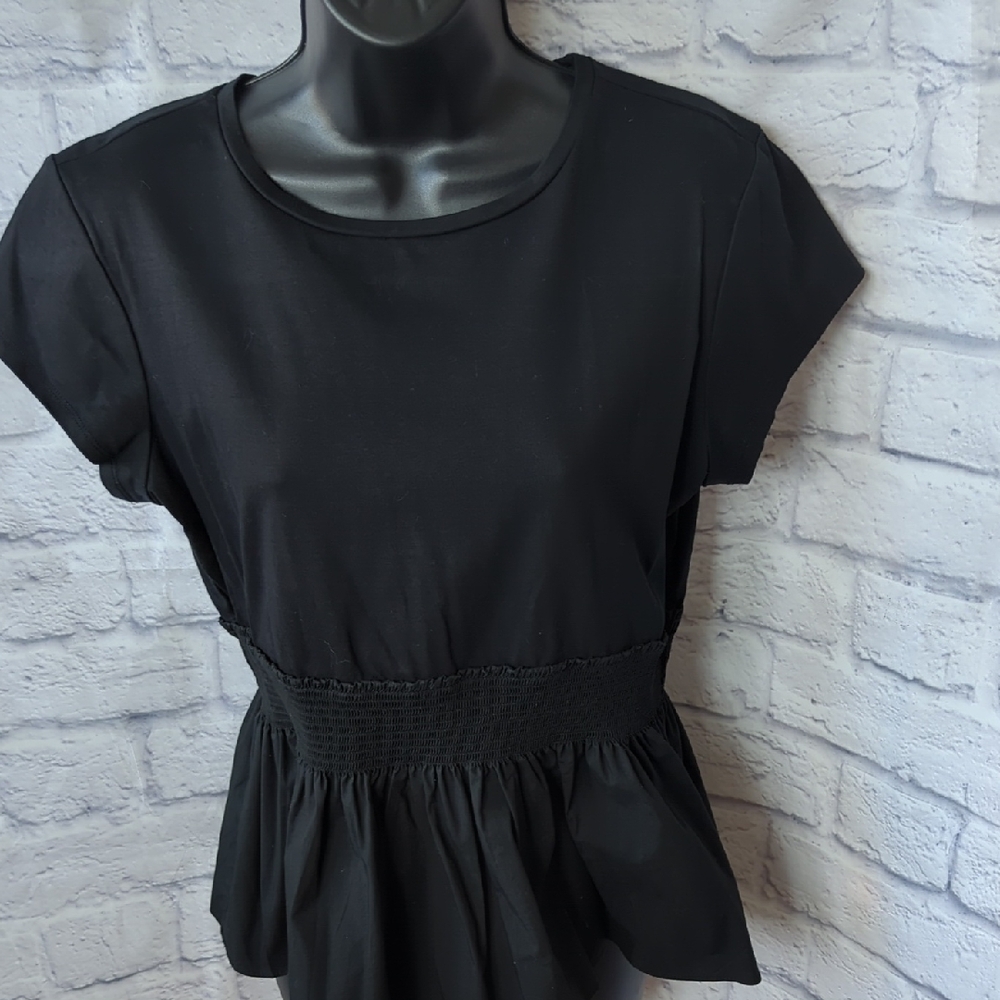 Express Peplum Black Women's Top Size L